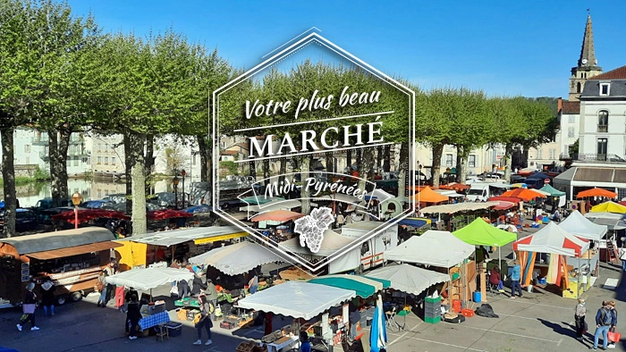 Marché de Saint Girons le plus grand marché d'Ariège