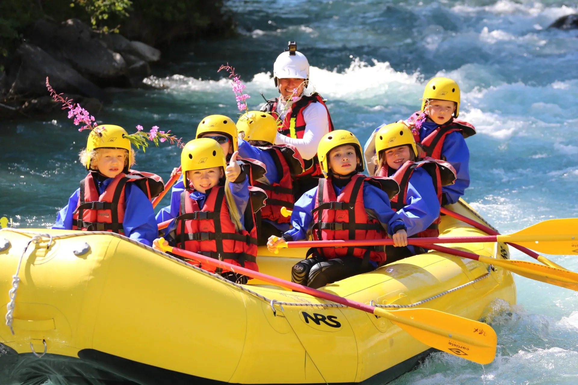 Rafting en famille aux 1000 pagaies